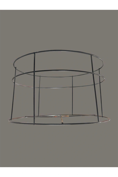 CONANA Silindir Lambader Teli , İskeleti Siyah Statik Boyalı - E27 (35 Cm)