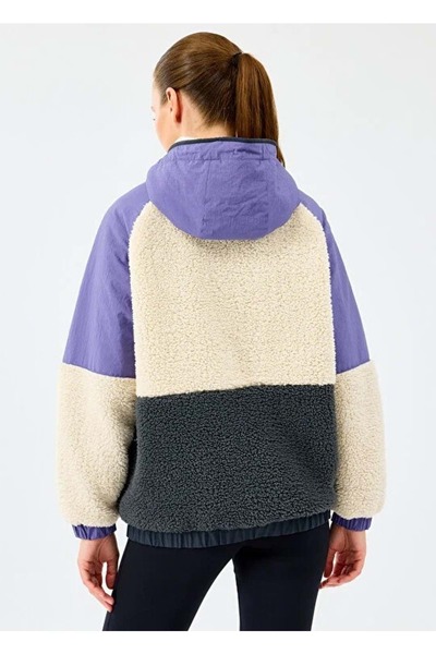 SKECHERS S232311 W Outdoor Fleece Full Zip Sherpa Kadın Mont Kadın Kaban MOR