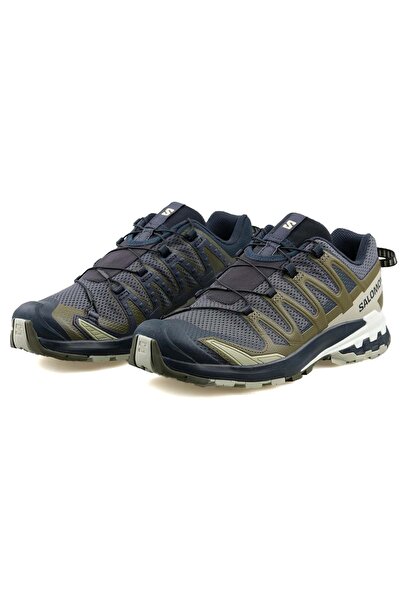 Salomon 474675 XA PRO 3D V9 Erkek Outdoor Ayakkabısı Mavi yeşil