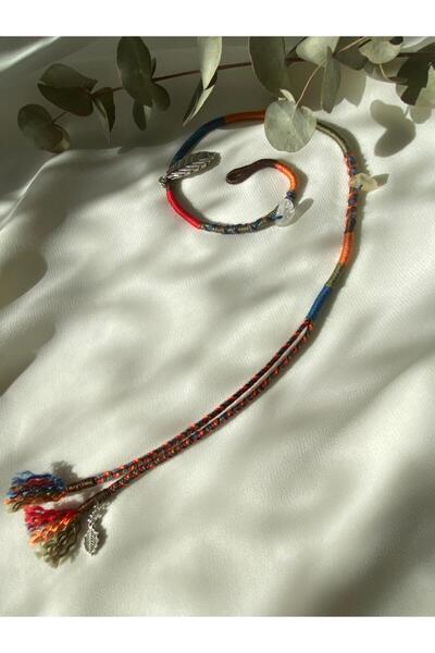 sabiha aksesuar Rasta Braiding Hair Rope Accessory, Choker Necklace, Wrap Bracelet