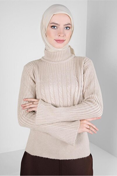 Alvina Turtleneck Knit Sweater 44069