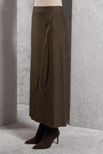 Alvina Skirt with Zipper Detail 60636