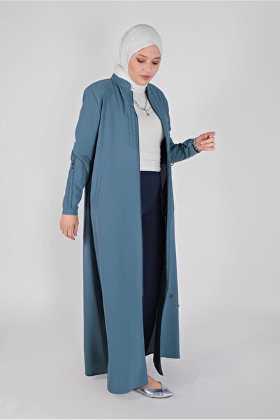 Alvina Κεντημένο με χάντρες Judge Collar Coat - 10368