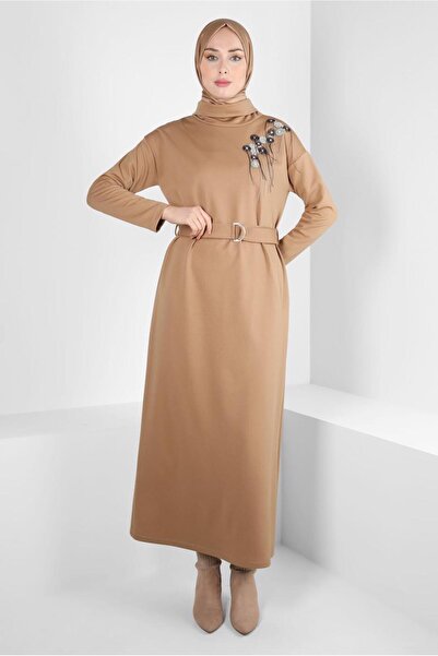 Alvina KEMERLİ ÖRME ELBİSE 44213