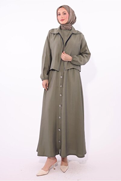 TRENDTESETTÜR Women's Mink Jacket and Dress Suit t 7084