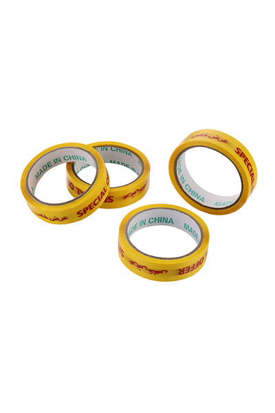 Lawazim Snail Offer Tape 4 Piece 2.5x40m - Printed Adhesive Packaging Tape for Promotions