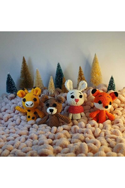 TechStore Amigurumi Hayvan Figürlü Parmak Kukla