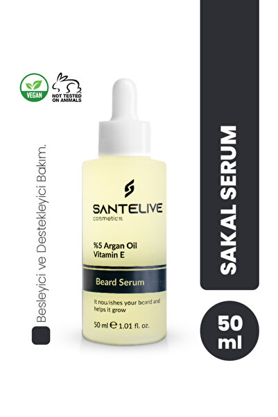 Santelive Seyrek Sakal İçin Yoğunlaştırıcı Sakal Serumu 50 ml