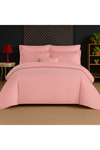 celhome CELhome 6-piece bedding set, Fitted sheet, Duvet cover, 4 pillowcases, Pink