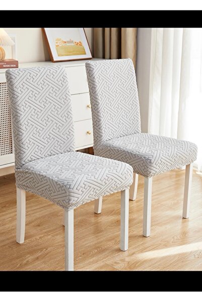 intil Chair Cover Chair Cover Stretch Fabric Stretchable Washable 6Pcs Key Pattern Chair Cover