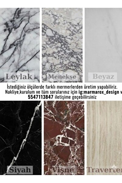 Home Yuvarlak Gerçek Mermer Masa