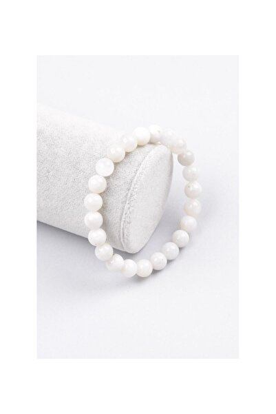 bedahşan Natural Moon Stone Bracelet 8mm