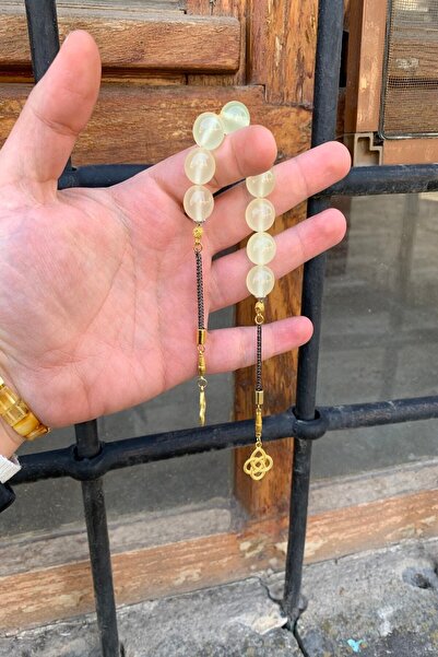Suat Gümüş ve Tesbih Dünyası Zaza Prayer Beads Gift Powder Amber Cat's Eye Za...