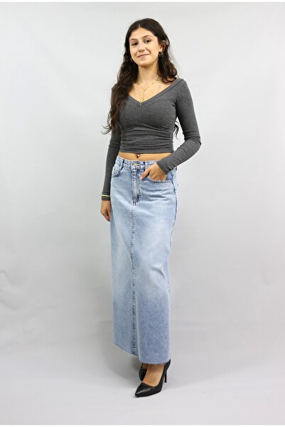 Ede Tekstil Напрямок Техніка довгі джинси - спідниця сніговий прання