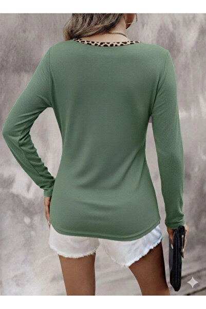 Butik Women's Long Sleeve V-Neck Camisole Blouse