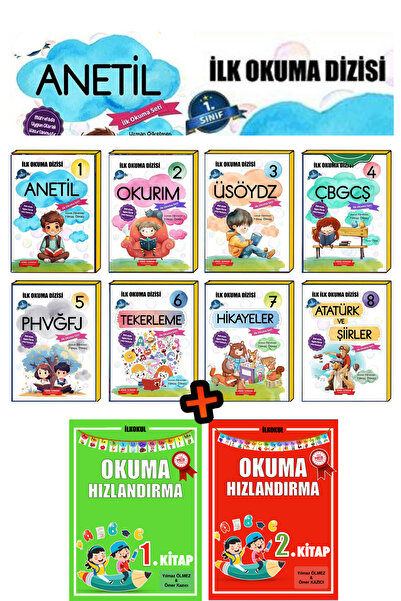 GÖNÜL YAYINCILIK 1. Sınıf Anetil Ilk Okuma Seti (8 KİTAP)