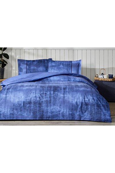 Özdilek طقم غطاء لحاف مزدوج باللون الأزرق من Ranforce Horizon - Özdilek