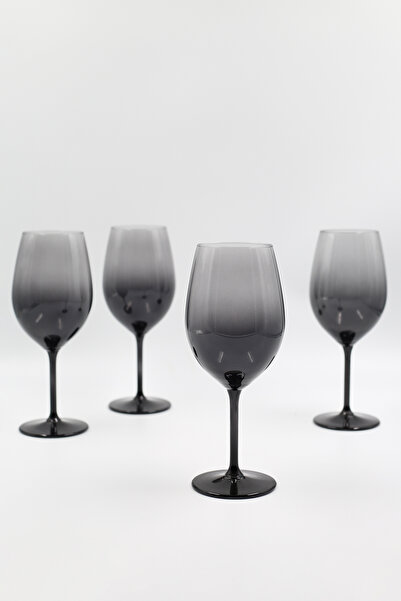 Rakle Larc 4'lü Su Kadehi Seti Füme 540 cc