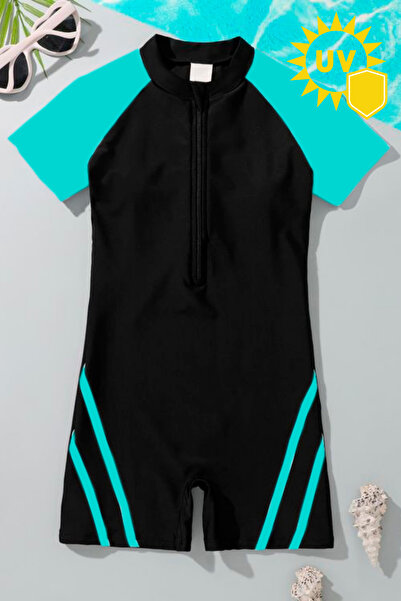 İYİBU Unisex Παιδικά μαγιό - Προστασία από την υπεριώδη ακτινοβολία, κοντομάνικο μαγιό και μαγιό Μαγιό πισίνας και θάλασσας