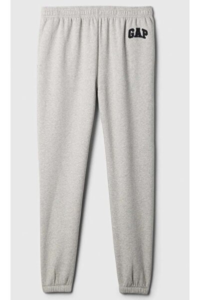 GAP V-Heritage 500382 Logo Logo Fleece Jogger French Terry Fabric Men's Sweatpants Gray