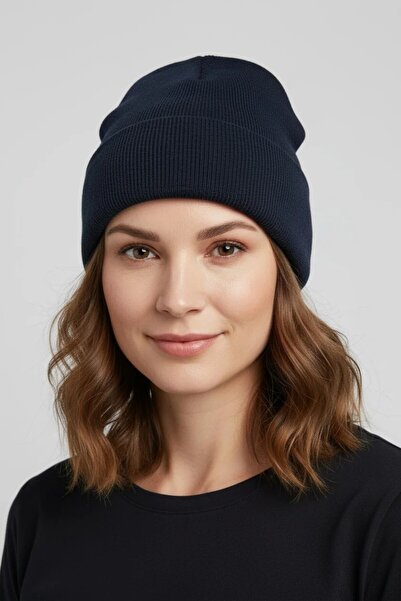 CANMODA Beretă unisex din bumbac de culoare petrol