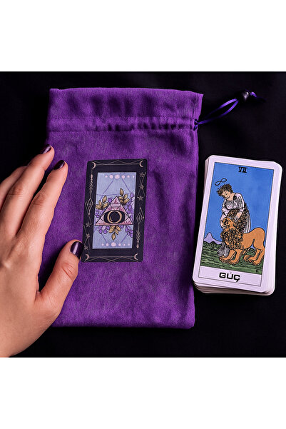 Attolya Tarot kartı torbası, tarot kartları için torba, tarot torbası, kart t...
