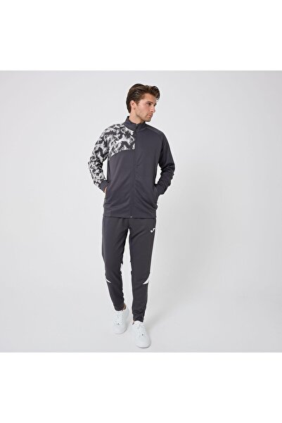 Joma Premium Σετ Φόρμας Κάμπινγκ Ανδρική Φόρμα ΓΚΡΙ