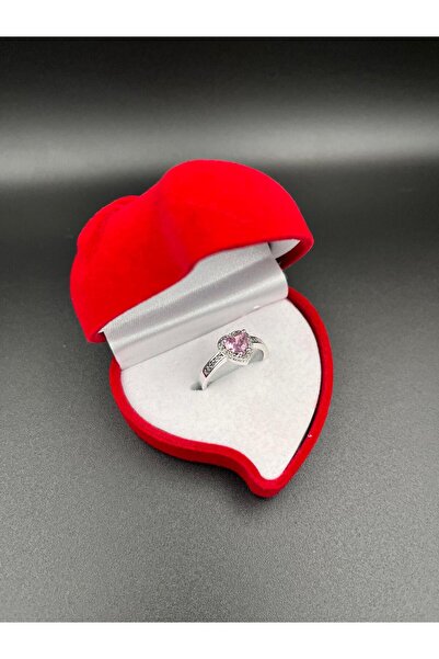 Sepetten Eve Kalpli Kutuda Kalpli Ayarlanabilir Ciddi Ilişki Yüzüğü Pandora&h Kalpli Yüzük Sevgiliye Hediye