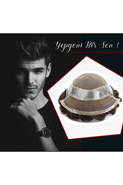 SACPROTEZİM Protez Saç Ancora 6x8-renk 2(orta kestane) Ince Telli Her Yöne Ta...