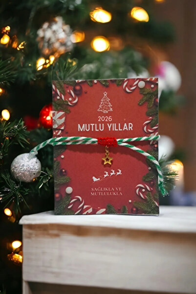 Goldesing هدية رأس السنة الجديدة 2026 سوار الحظ للعام الجديد بتصميم النجمة وا...