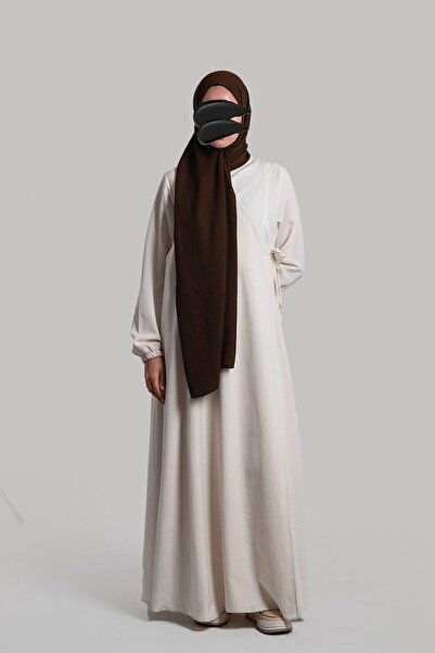 Emare Молитвена роба от памучен лен в цвят камък