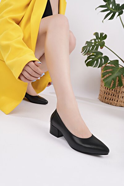 Diego Carlotti Pantofi de zi cu toc clasici de damă din piele naturală DC9815