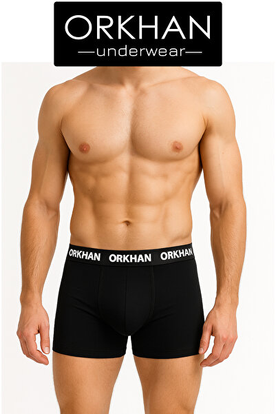 ORKHAN Men's Boxers, Cotton Elastane, Stretch Fabric , Casual, Soft Fabric, Flexible 6-Pack