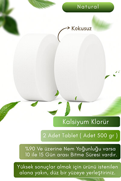 Saban 2 Adet Natural Kokusuz, Nem Alıcı Tablet | Küf Ve Rutubet Giderici | Ev...