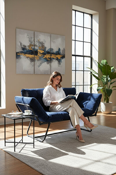 AVYNA Avangard Milano Style Berjer | Katlanır Yataklı Kanepe 2 Kişilik – Meka...