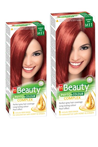 MM Beauty Saç Boyası M 11 ( Aşk Alevi ) Set Boya 2'li Set Boya