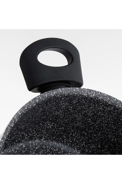 Newflon Granite pot with lid 22 cm