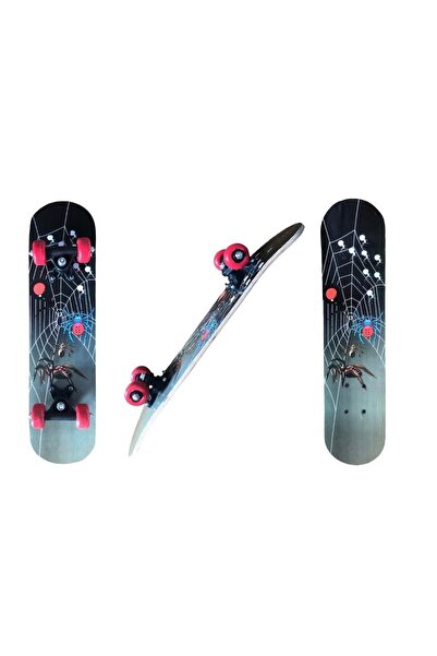 Genel Markalar 59 Cm Ahşap Desen Kaplamalı Pvc Tekerli Kaykay