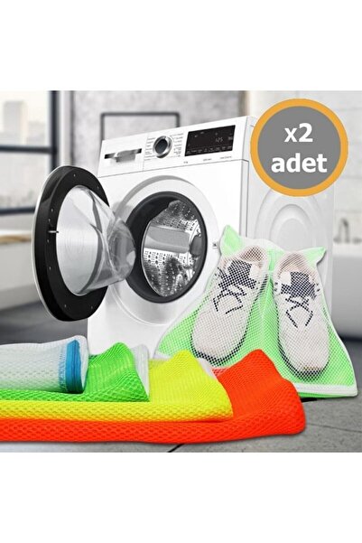 MorBebe 2 Adet Beyaz Ayakkabı Yıkama Filesi Eko