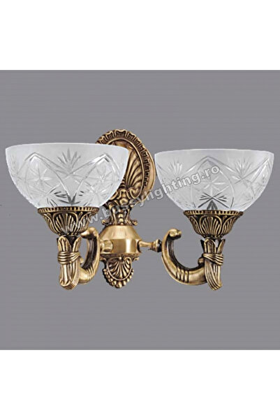 CandelabreClasice Elegant Wall Sconce with 2 Arms, Classic Design, Antique Bronze Finish - Bussy Lighting 3038-52-29