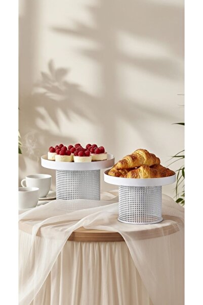 Generic Multi-purpose cake and dessert stand with a royal design