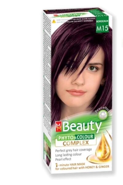 MM Beauty Saç Boyası M 15 ( Kızıl Kestane ) Set Boya