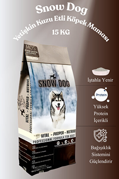 Snow Dog Yetişkin Kuzu Etli Köpek Maması 15 Kg