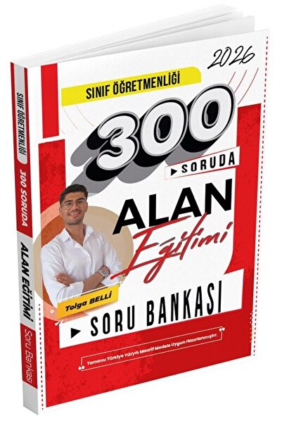 Dizgi Kitap 2026 ÖABT Sınıf Öğretmenliği 300 Soruda Alan Eğitimi Soru Bankası...