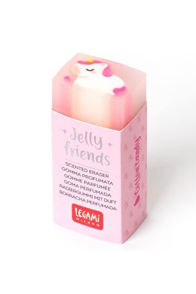 STOREMAX Legami - Kokulu Kauçuk, Jelly Friends, 2,2 X 5 Cm, Tek Boynuzlu At Teması, Şeker Ipliği, Yumuşak Ve