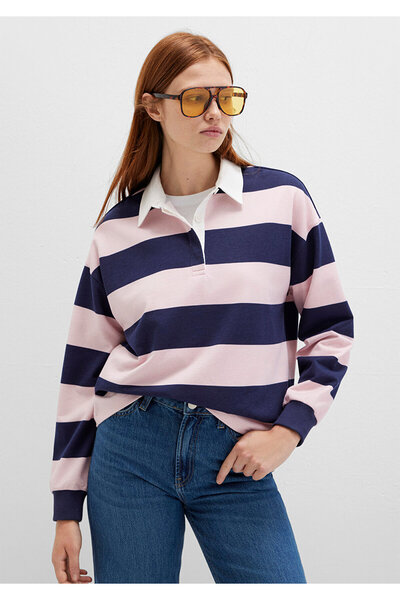 Mavi Μπλουζάκι πόλο με χρωματιστό μπλοκ Loose Fit / Χαλαρή Άνετη Κοπή 1613835-91459