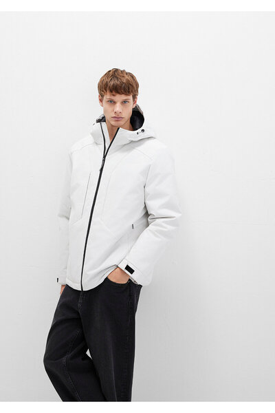 Mavi Erkek Kapüşonlu Ceket M0110441 Bulut Gri