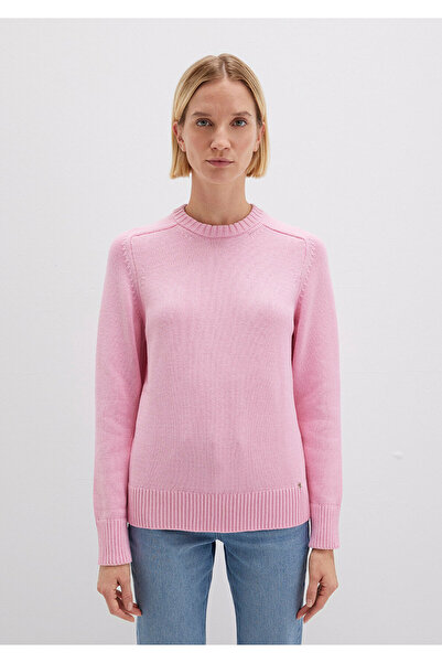 Mavi Silk Blend Crew Neck Pink Sweater Regular Fit / Regular Cut 1710726-70972