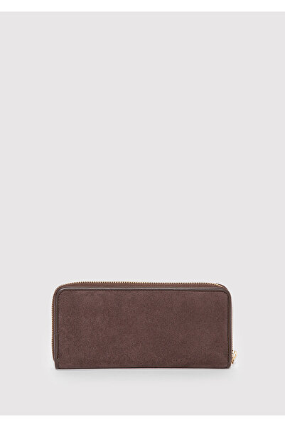 Mavi Faux Suede Brown Wallet 1913338-88062