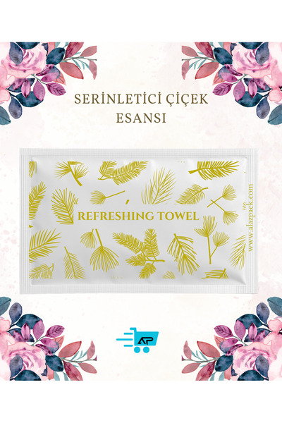 Islakmendilcim Alazpack Baskılı Tek Kullanımlık Islak Mendil (wet wipes) 250 ...